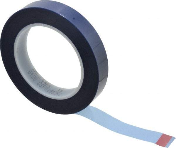 Intertape - 3/4" Wide x 72 Yd Long Blue Polyester Film Masking Tape - Series 6120, 3.2 mil Thick, 25 In/Lb Tensile Strength - Industrial Tool & Supply