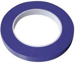 Intertape - 1/2" Wide x 36 Yd Long Blue Vinyl Masking Tape - Series FM71, 5.4 mil Thick, 14 In/Lb Tensile Strength - Industrial Tool & Supply