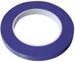 Intertape - 1/2" Wide x 36 Yd Long Blue Vinyl Masking Tape - Series FM71, 5.4 mil Thick, 14 In/Lb Tensile Strength - Industrial Tool & Supply