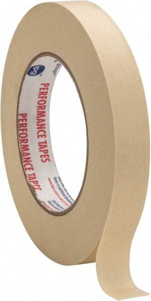 Intertape - 3/4" Wide x 60 Yd Long White Paper Masking Tape - Series PG49, 6.7 mil Thick, 24 In/Lb Tensile Strength - Industrial Tool & Supply