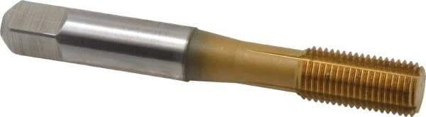 Accupro - 3/8-24 UNF H5 Thread Limit Bottoming Thread Forming Tap - Powdered Metal High Speed Steel, TiN Finish, 2-15/16" OAL - Industrial Tool & Supply