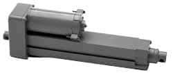 Duff-Norton - 12" Stroke Len, 25% Duty Cycle, 12 Volt, Linear Electromechanical Actuator with Limit Switch - DC Input, 0.5" per Second, 100 Lb Capacity - Industrial Tool & Supply