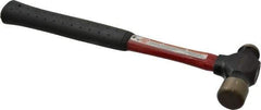 Proto - 3/4 Lb Head Ball Pein Hammer - Fiberglass Handle, 1-1/4" Face Diam, 12-1/16" OAL, Fiberglass with Cushion Grip - Industrial Tool & Supply