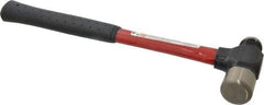Proto - 1-1/2 Lb Head Ball Pein Hammer - Fiberglass Handle, 1-1/4" Face Diam, 14-3/16" OAL, Fiberglass with Cushion Grip - Industrial Tool & Supply