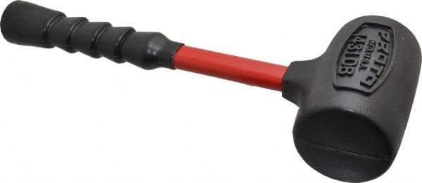 Proto - 64 oz Head 2-5/8" Face Diam Urethane Dead Blow Hammer - 14-3/8" OAL, Fiberglass Handle - Industrial Tool & Supply