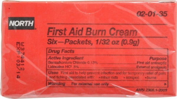 Burn Relief Cream: 1 g, Packet Burn Cream