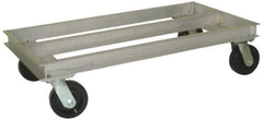 Value Collection - 2,000 Lb Capacity Aluminum Welded Aluminum Dolly - 36" Long x 21" Wide x 11" High, 6" Wheels - Industrial Tool & Supply