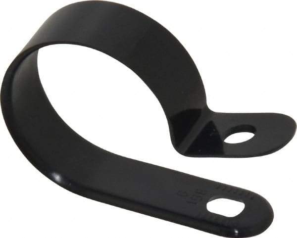 Value Collection - 27.28mm Bundle Diam, 0.181" Hole, Nylon Clamp - Black - Industrial Tool & Supply