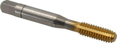 Balax - 5/16-18 UNC 2B H9 Thread Limit Bottoming Thread Forming Tap - Powdered Metal High Speed Steel, TiN Finish, 2-23/32" OAL, 0.88" Thread Length, Right Hand Thread, Series BXSTAINLESS - Exact Industrial Supply
