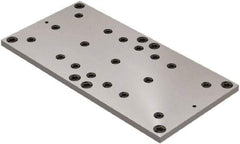 Jergens - 500mm Long x 1,000mm Wide Steel Fixture Plate - 30mm Plate Thickness - Industrial Tool & Supply