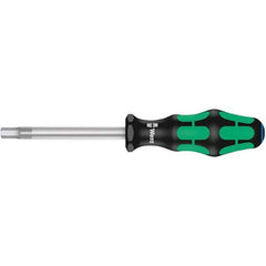 Wera - 5mm Standard Hex Driver - 80mm Blade Length, Ergonomic Cushion Grip Handle, 185mm OAL - Industrial Tool & Supply