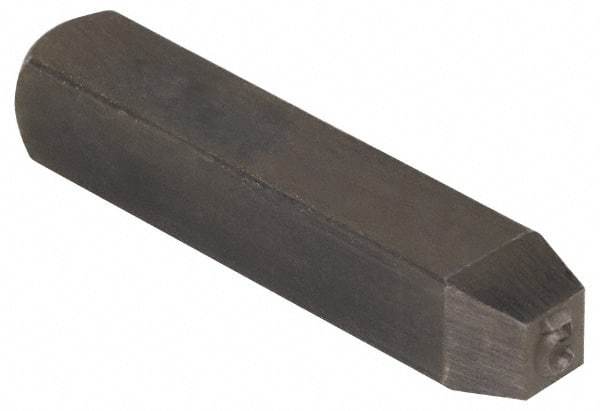 Made in USA - 3/16" Character Size, 5 Character, Heavy Duty Individual Steel Stamp - Steel, Number - Industrial Tool & Supply