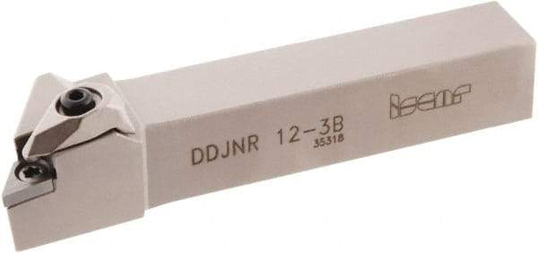Iscar - DDJN, Right Hand Cut, 7° Lead Angle, 3/4" Shank Height x 3/4" Shank Width, Negative Rake Indexable Turning Toolholder - 4-1/2" OAL, DN..33. Insert Compatibility, Series R-Clamp - Industrial Tool & Supply