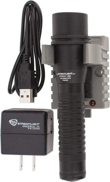 Streamlight - White LED Bulb, 260 Lumens, Industrial/Tactical Flashlight - Black Aluminum Body, 1 Lithium-Ion Battery Included - Industrial Tool & Supply
