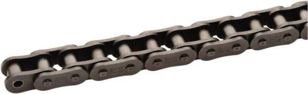 U.S. Tsubaki - 3/4" Pitch, ANSI 60H, Heavy Series Roller Chain - Chain No. 60H, 2,200 Lb. Capacity, 10 Ft. Long, 15/32" Roller Diam, 1/2" Roller Width - Industrial Tool & Supply