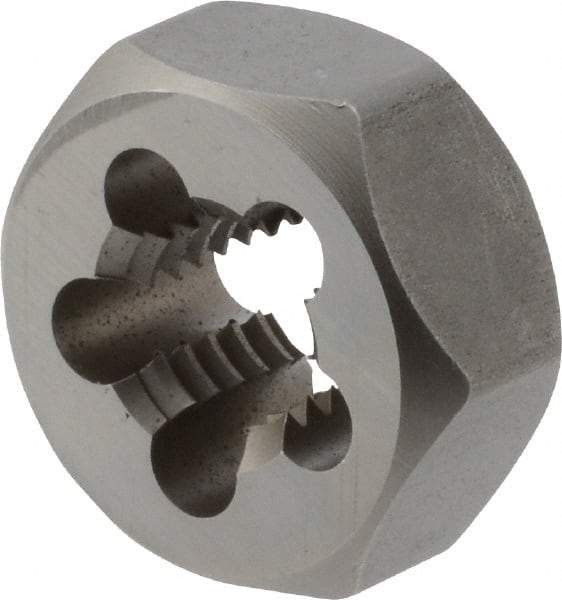 Union Butterfield - 1/2-13 UNC Thread, 1-1/16" Hex, Right Hand Thread, Hex Rethreading Die - Chromium Steel, 1/2" Thick, Series 2025 - Exact Industrial Supply