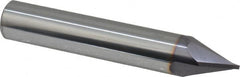 Niagara Cutter - 1/2" Diam 2 Flute Single End Solid Carbide Chamfer Mill - Industrial Tool & Supply