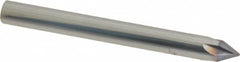 Niagara Cutter - 1/4" Diam 4 Flute Single End Solid Carbide Chamfer Mill - Industrial Tool & Supply