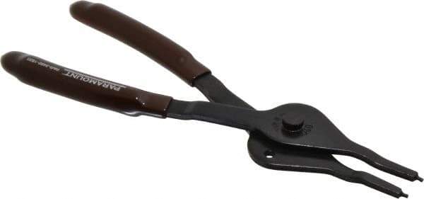Paramount - Standard Jaw, Snap Ring Plier - 9-3/8" OAL - Industrial Tool & Supply