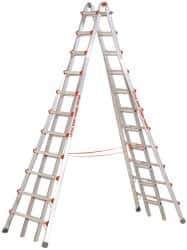 Little Giant Ladder - 21' High, Type IA Rating, Aluminum Telescoping Ladder - 300 Lb Capacity, 25' Working Length - Industrial Tool & Supply