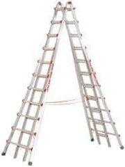 Little Giant Ladder - 21' High, Type IA Rating, Aluminum Telescoping Ladder - 300 Lb Capacity, 25' Working Length - Industrial Tool & Supply