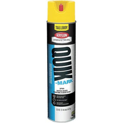 Krylon - 25 fl oz Yellow Marking Paint - 35 to 71 Sq Ft Coverage, Water-Based Formula - Industrial Tool & Supply