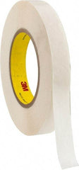 3M - 36 Yd Rubber Adhesive Double Sided Tape - 9 mil Thick, Polyethylene Film Liner - Industrial Tool & Supply