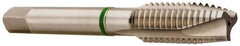 Accupro - 3/8-24, 3 Flute, Bright Finish, Vanadium High Speed Steel Spiral Point Tap - Plug Chamfer, Right Hand Thread, 2-15/16" OAL, 24mm Thread Length, 9.677mm Shank Diam, 3B Class of Fit - Exact Industrial Supply