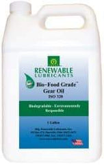 Renewable Lubricants - 1 Gal Bottle, Mineral Gear Oil - 24°F to 518°F, 252 St Viscosity at 40°C, 34 St Viscosity at 100°C, ISO 320 - Industrial Tool & Supply