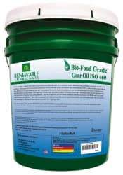 Renewable Lubricants - 5 Gal Pail, Mineral Gear Oil - 23°F to 250°F, 382 St Viscosity at 40°C, 49 St Viscosity at 100°C, ISO 460 - Industrial Tool & Supply