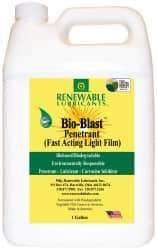 Renewable Lubricants - 1 Gal Bottle Thin Oily Film Penetrant/Lubricant - -22°F to 208°F - Industrial Tool & Supply