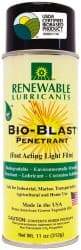 Renewable Lubricants - 11 oz Aerosol Thin Oily Film Penetrant/Lubricant - Light Golden, -22°F to 208°F - Industrial Tool & Supply
