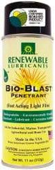 Renewable Lubricants - 11 oz Aerosol Thin Oily Film Penetrant/Lubricant - Light Golden, -22°F to 208°F - Industrial Tool & Supply