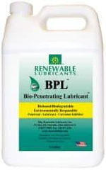 Renewable Lubricants - 1 Gal Bottle Thin Oily Film Penetrant/Lubricant - -22°F to 295°F - Industrial Tool & Supply