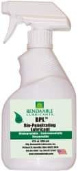 Renewable Lubricants - 12 oz Spray Bottle Thin Oily Film Penetrant/Lubricant - -22°F to 295°F - Industrial Tool & Supply