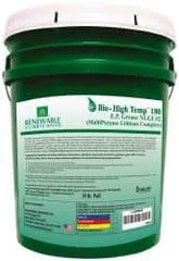 Renewable Lubricants - 35 Lb Pail Biobased Extreme Pressure Grease - Green, Extreme Pressure & High Temperature, 285°F Max Temp, NLGIG 2, - Industrial Tool & Supply