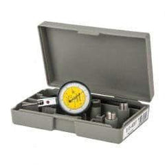 Mitutoyo - 0.03 Inch Range, 0.0005 Inch Dial Graduation, Horizontal Dial Test Indicator - 1.5748 Inch, 0-15-0; 0-35-0 Dial Reading, Accurate to 0.0005 Inch - Industrial Tool & Supply