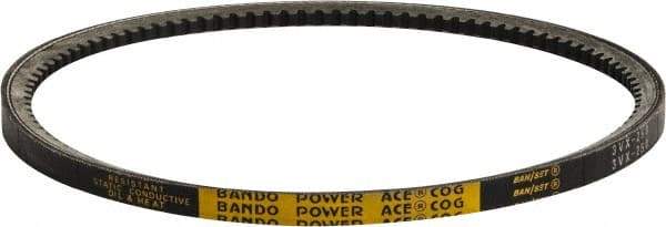 Bando - Section 3VX, 3/8" Wide, 50" Outside Length, V-Belt - Rubber Compound, Black, Narrow Cogged, No. 3VX500 - Industrial Tool & Supply