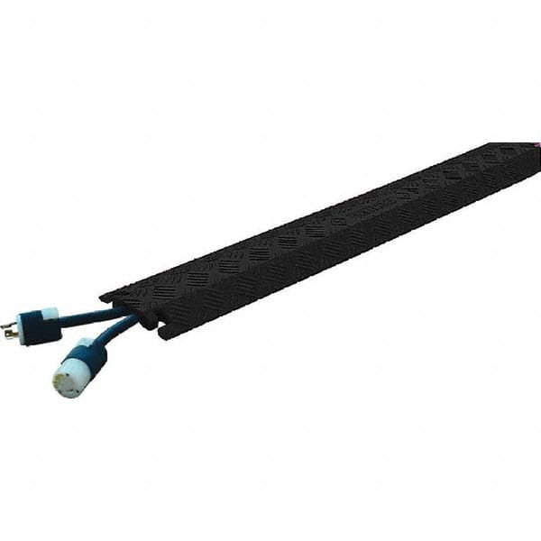 Checkers - On Floor Cable Covers Cover Material: Polyurethane Number of Channels: 1-1/2 - Industrial Tool & Supply