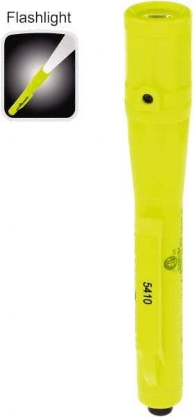 Bayco - LED Bulb, Mini Flashlight - Green Polycarbonate Body, AAA Batteries - Industrial Tool & Supply
