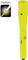 Bayco - LED Bulb, Mini Flashlight - Green Polycarbonate Body, AAA Batteries - Industrial Tool & Supply
