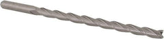 Accupro - 1/8", 1-7/8" LOC, 1/8" Shank Diam, 3" OAL, 3 Flute, Solid Carbide Square End Mill - Single End, Uncoated, Spiral Flute, 30° Helix, Centercutting, Right Hand Cut, Right Hand Flute, Series Miniature - Industrial Tool & Supply