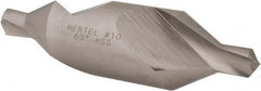 Hertel - #10 Plain Cut 60° Incl Angle High Speed Steel Combo Drill & Countersink - Industrial Tool & Supply