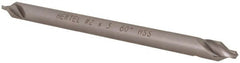 Hertel - #2 Plain Cut 60° Incl Angle High Speed Steel Combo Drill & Countersink - Industrial Tool & Supply