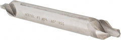 Hertel - #5 Plain Cut 60° Incl Angle High Speed Steel Combo Drill & Countersink - Industrial Tool & Supply