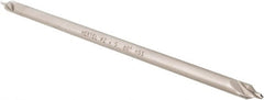 Hertel - #2 Plain Cut 60° Incl Angle High Speed Steel Combo Drill & Countersink - Industrial Tool & Supply