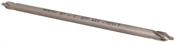 Hertel - #1 Plain Cut 60° Incl Angle Cobalt Combo Drill & Countersink - Industrial Tool & Supply