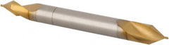 Hertel - #4/0 Plain Cut 60° Incl Angle High Speed Steel Combo Drill & Countersink - Industrial Tool & Supply