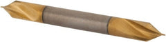 Hertel - #5/0 Plain Cut 60° Incl Angle High Speed Steel Combo Drill & Countersink - Industrial Tool & Supply