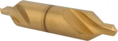 Hertel - #7 Plain Cut 60° Incl Angle High Speed Steel Combo Drill & Countersink - Industrial Tool & Supply